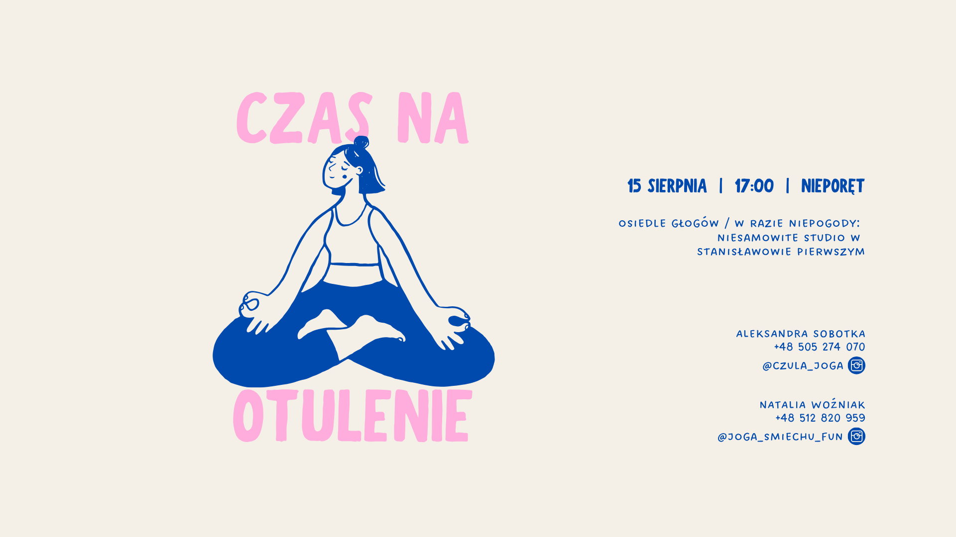 Kameralny wieczór relaksu – joga i dźwięk w Nieporęcie